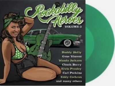 Rockabilly Heroes Volume 2 LP Album vinyl record RSD 2025 compilation green