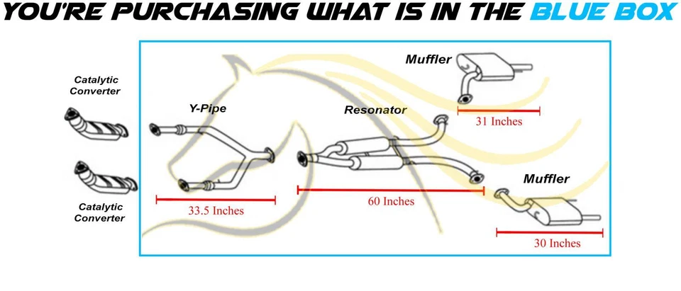 Kit de sistema de escape de acero inoxidable para: Infiniti M37 2011-2013 3,7 L Foto 3 de 4