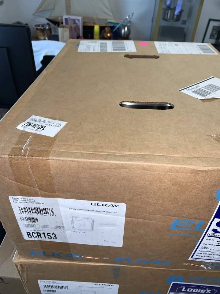 Elkay BCR153 Celebrity 15 дюймов одинарный умывальник из нержавеющей стали - 3 отверстия для крана - Изображение 4 из 4