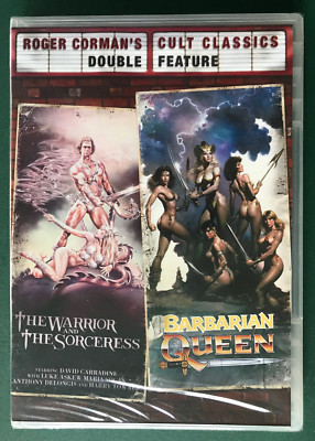 The Warrior and the Sorceress / Barbarian Queen (DVD) NEW, SEALED, Ohio seller