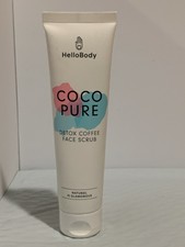coco pure detox coffee face scrub