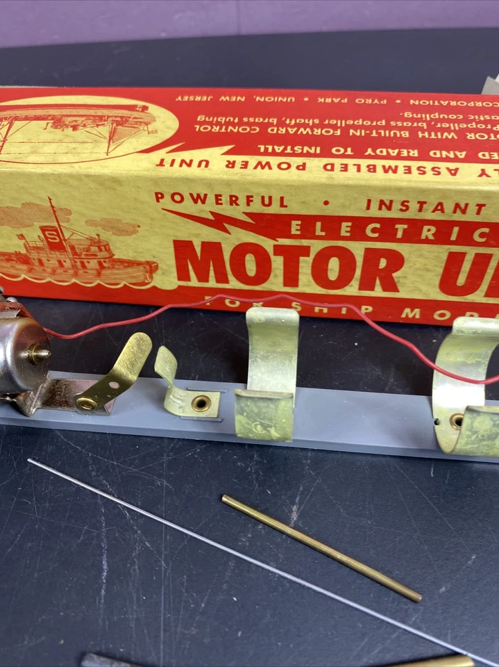 Pyro No 239 Electric Motor Unit Boats Ships Models New Old Stock NOS Tested 1956 - Image 4 of 4