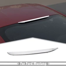 For 2015-2025 Ford Mustang Chrome Rear High Third Brake Tail Light Cover Trim 1P