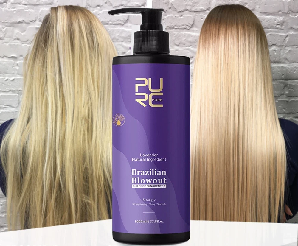 Purc Keratin Treatment Brazilian Blowout Lavender Smooth