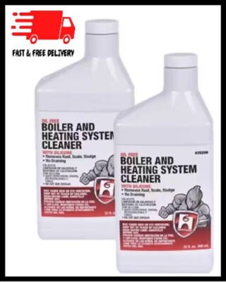 32 Oz. Heating System and Boiler Cleaner with Silicone (2-Pack) | eBay
