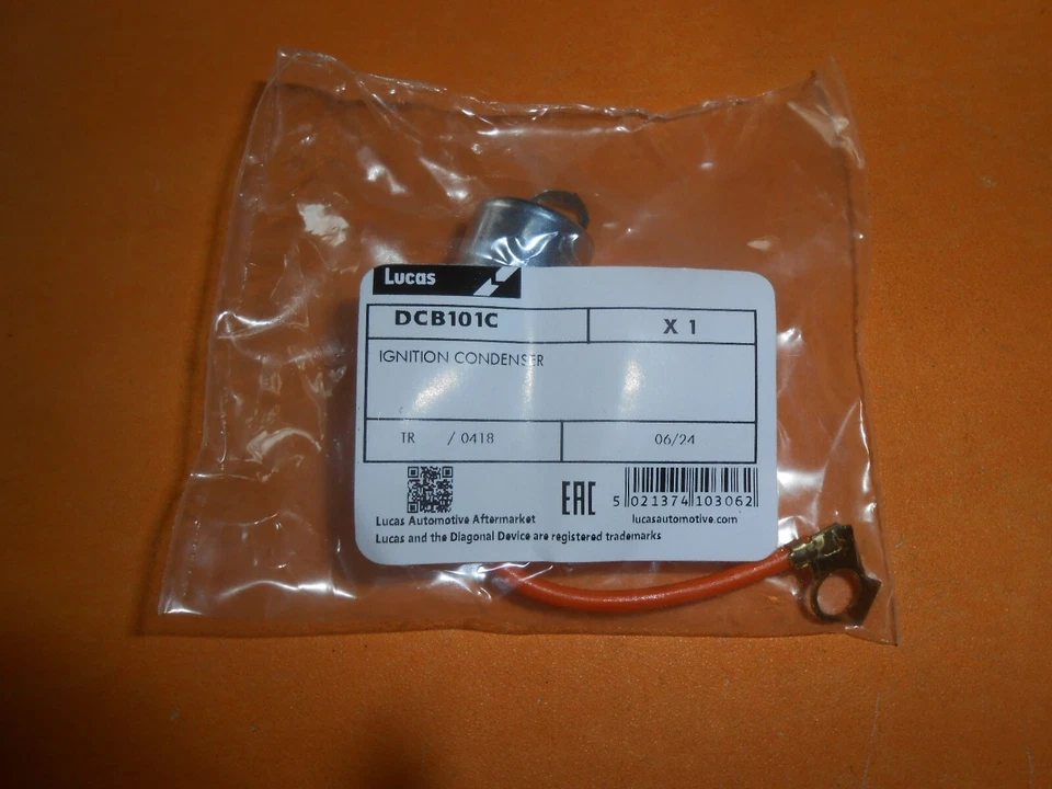 MG MGA MGB MGC (1956-74) NEW IGNITION CONDENSER-GENUINE LUCAS DCB101C - Image 2 of 3