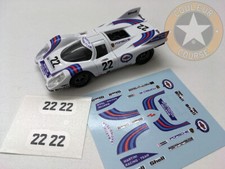 STICKERS POUR PORSCHE 917 MARTINI #22 LM71 (NO DECAL IDEAL SLOT) DCS018