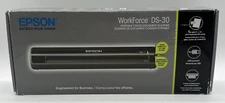 Epson WorkForce DS-30 Portable Color Document Scanner NO USB Cord