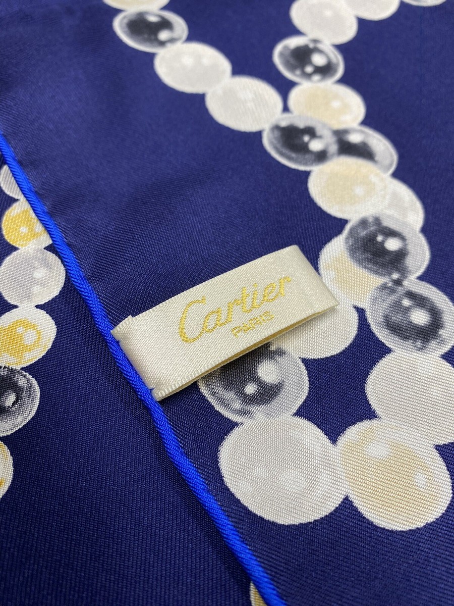 Cartier カルティエ✥カシミア シルクショール ストール✥非売品 レア Cartier カルティエ✥カシミア シルクショール ストール✥非売品