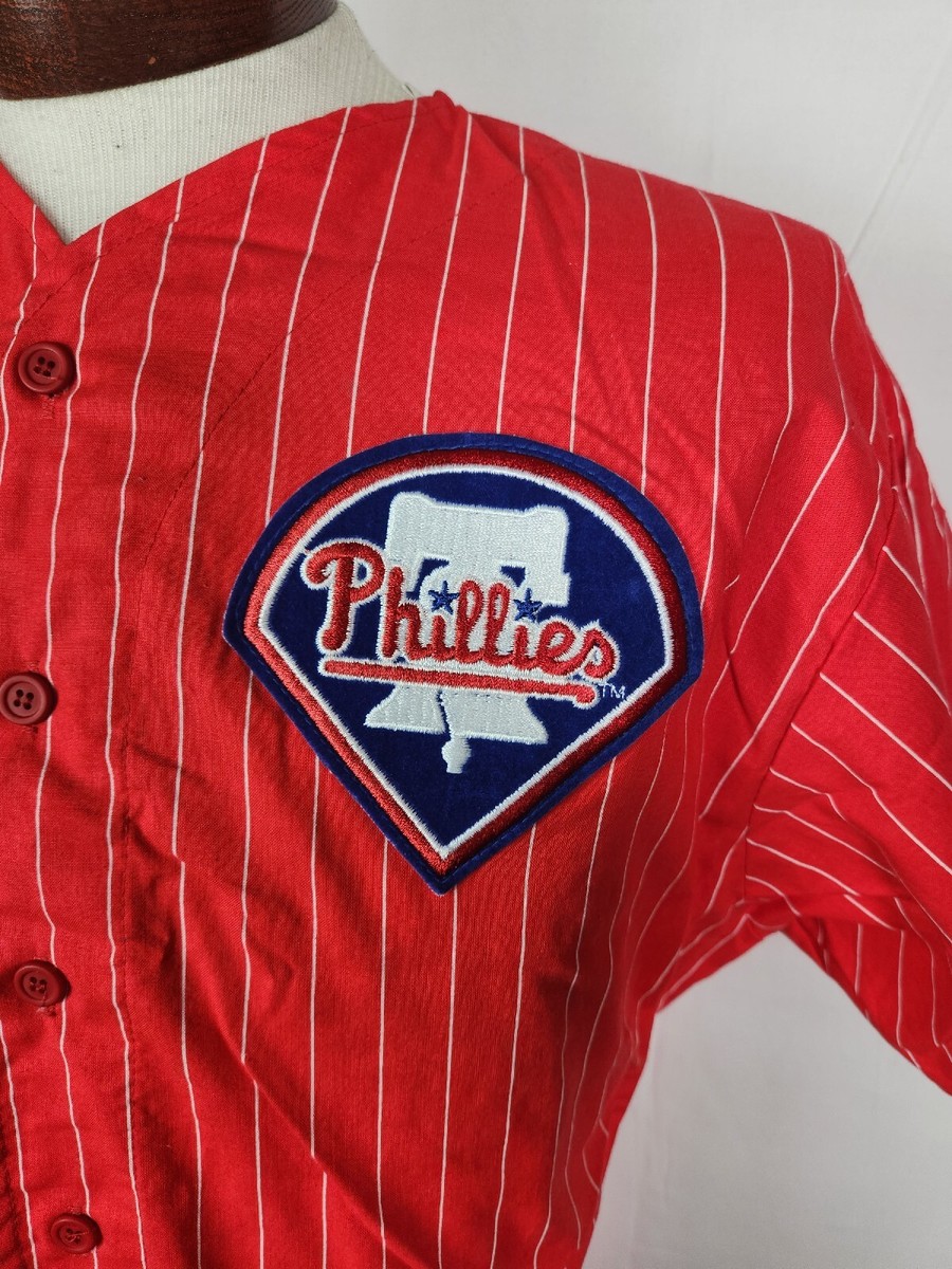 🔥🚨Vintage Chalk Line Pinstripe Jersey XL Philadelphia