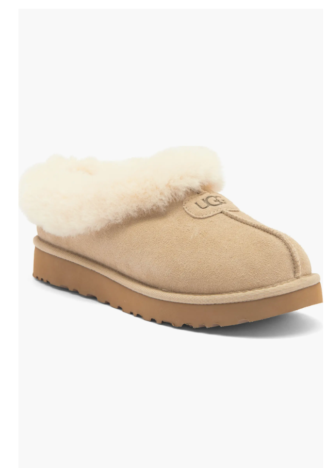 PANTOFOLA D’ORO Ciabatta donna nuova con scatola UGG Tazzette originale collo shearling SEME SENAPE 8