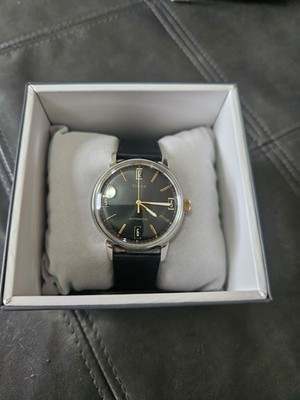 Timex Marlin Automatic 40mm Leather Strap Watch TW2W59700