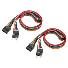 9 Pin M/F 20.5" 2pcs Colorful Motherboard Cable