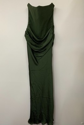 HOUSE OF CB Persephone Green Strapless Corset Maxi Dress M 10/12 A-C CUP  5476 | eBay