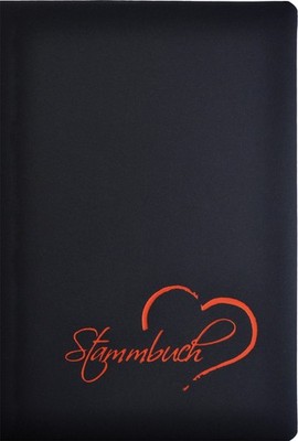 Stammbuch JOLLA Format 14,0 x 21,0 cm, Lederstruktur, dunkelblau, RINGMECHANIK,