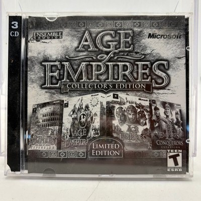 Age of Empires Collectors Edition PC 3 CD Limited Edition Microsoft 2000s RTS