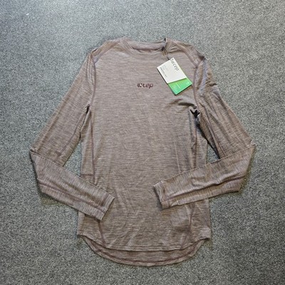CEP Top Mens Size Medium Gray Cold Weather Merino Wool Running Ski Layer Knit