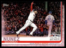 2019 Topps On-Demand Mini Pink #/25 #3 Eduardo Nunez Boston Red Sox
