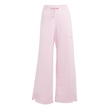 adidas All Season Fleece Loose WideLeg Pants Womens Size M Casual Athletic Bott