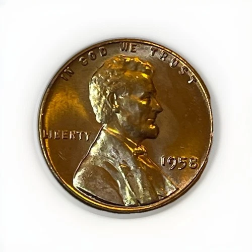 1958 P Lincoln Wheat Cent - Uncirculated - Condition Good