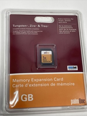 PalmOne SD 1 GB Expansion Memory Card Secure Digital Multimedia Format Sealed
