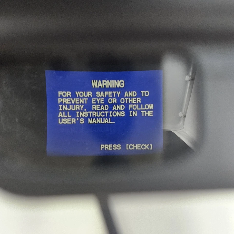 Pantalla montada en la cabeza Sony Glastron PLM-100 1997 - rara de colección, probada funcionando Foto 4 de 4