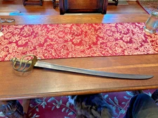 English Hanger Circa 1750-1758 ( Model 1751 ) Broad Arrow mark.