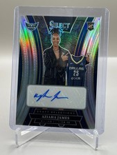 Aziaha James 2025 Panini Select WNBA #DSS-AJ Rookie Draft Selections Signatures
