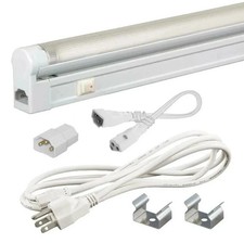 T5 6W 4100K 120V FLUORESCENT TUBE BULB, FIXTURE  HARDWARE