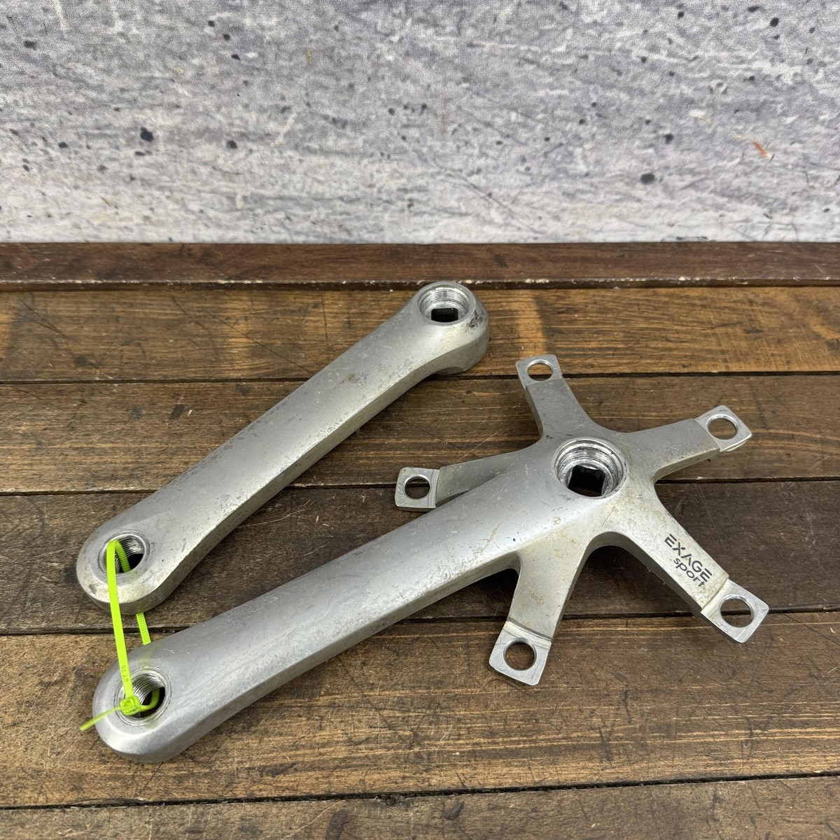 Vintage Shimano Exage Sport Crankset 165mm 130 BCD FC-A450 Double