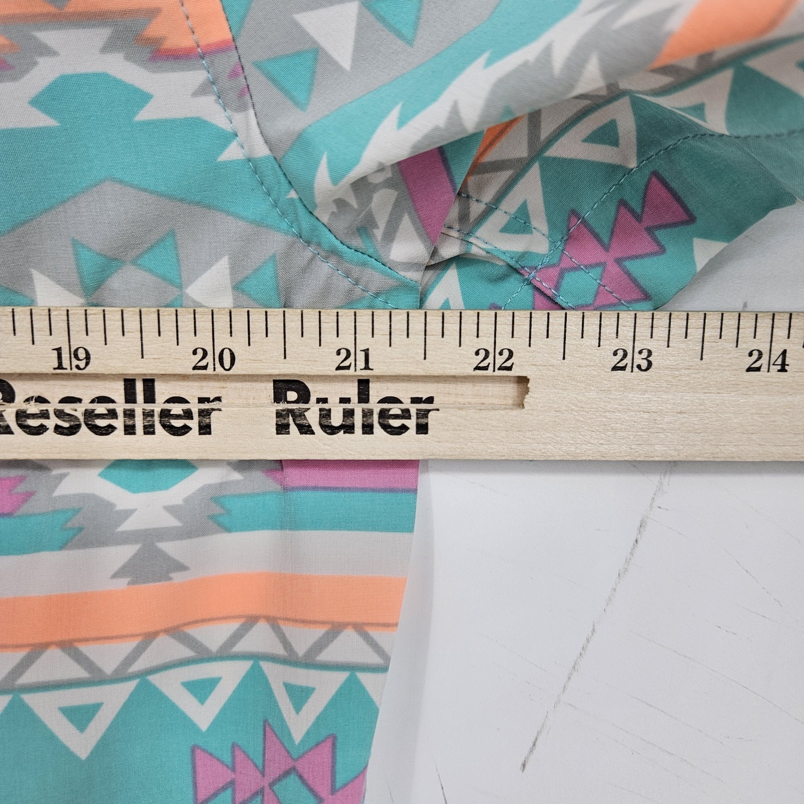 Chubbies Nutter Shirt Mens Medium Performance Polo Colorful Aztec Weekend 