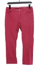 White Stuff Women's Jeans W 30 in Pink Cotton with Elastane Mom