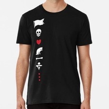 Our Flag Means Death Design With Icons Size S to 5XL Made in the USA T-Shirt