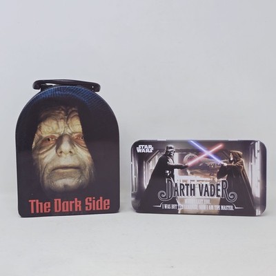 Star Wars The Dark Side Emperor And Darth Vader Lunchbox Lot New