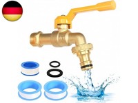 1/2 Zoll Wasserhahn Garten, Wasserhahn Aus Messing, HitzebestäNdig Frostsicher