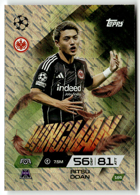 Topps Match Attax CL Extra 2025-26 No. 186 Ritsu Doan Wingman