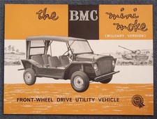 Bmc Mini Moke Military Vehicle Sales Specification Leaflet C1966 Ref 2105