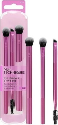 Real Techniques Lidschatten und Mischung Make-up Pinsel Trio Set 