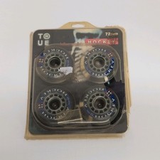 Vtg TRUE Inline Skates Roller Blade Wheels 72mm 82a Hockey Replacement 90s
