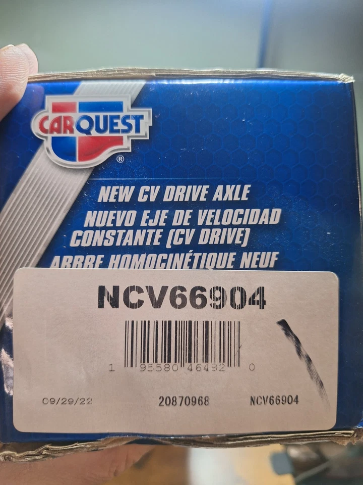 Eje de transmisión Carquest CV NCV669040 para Subaru Impreza 1993-2000, 1997-99 Legacy Foto 4 de 4