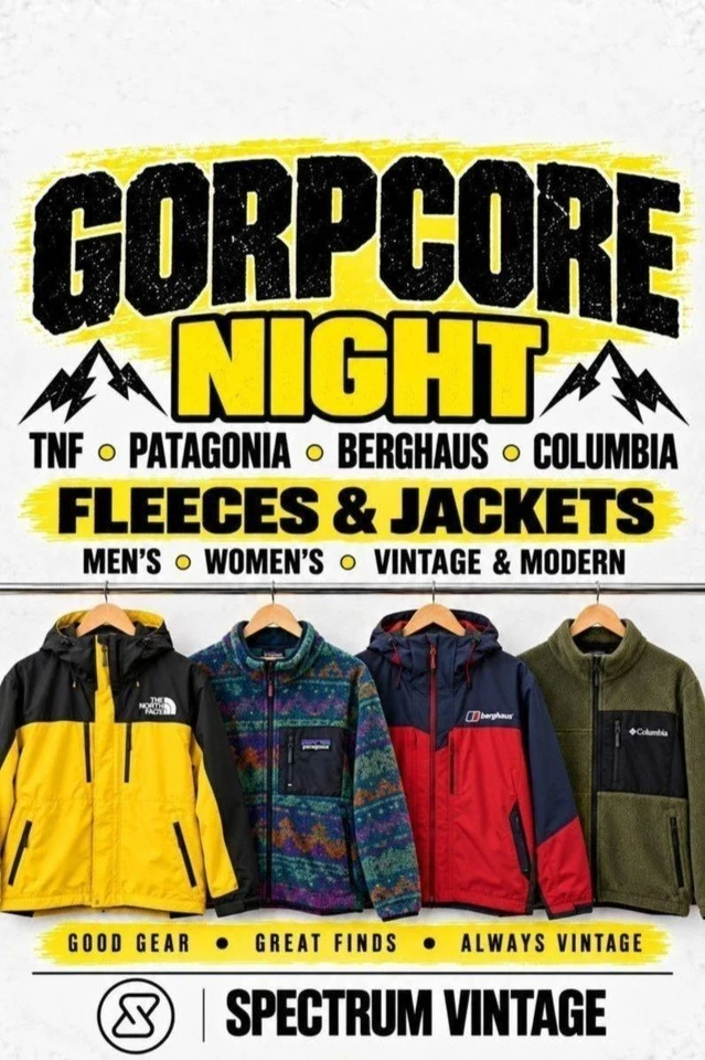 🏔️ GORPCORE NIGHT | TNF • PATAGONIA • BERGHAUS • COLUMBIA • £2 STARTS