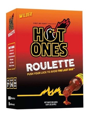 Wilder Hot Ones Roulette   Hot Sauce Included   A Push Your Luck Party Game