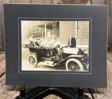 Antique Brass Automobile Era 1910 Overland Car Dealer Plate 069 Photograph
