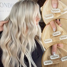 Russian Human Hair Extensions Clip In Real Remy Full Head Double Weft Thick Hair