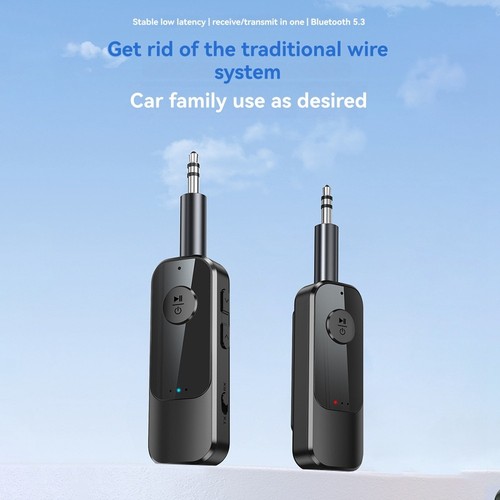 Transmetteur et Récepteur Audio Bluetooth 2 en 1 3,5 mm AUX TF avec Mic Mai2463 - Photo 7/10