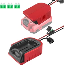 Power Wheel Adapter for Craftsman 20V Battery,Dock Battery Adapter with Fuse, Wi