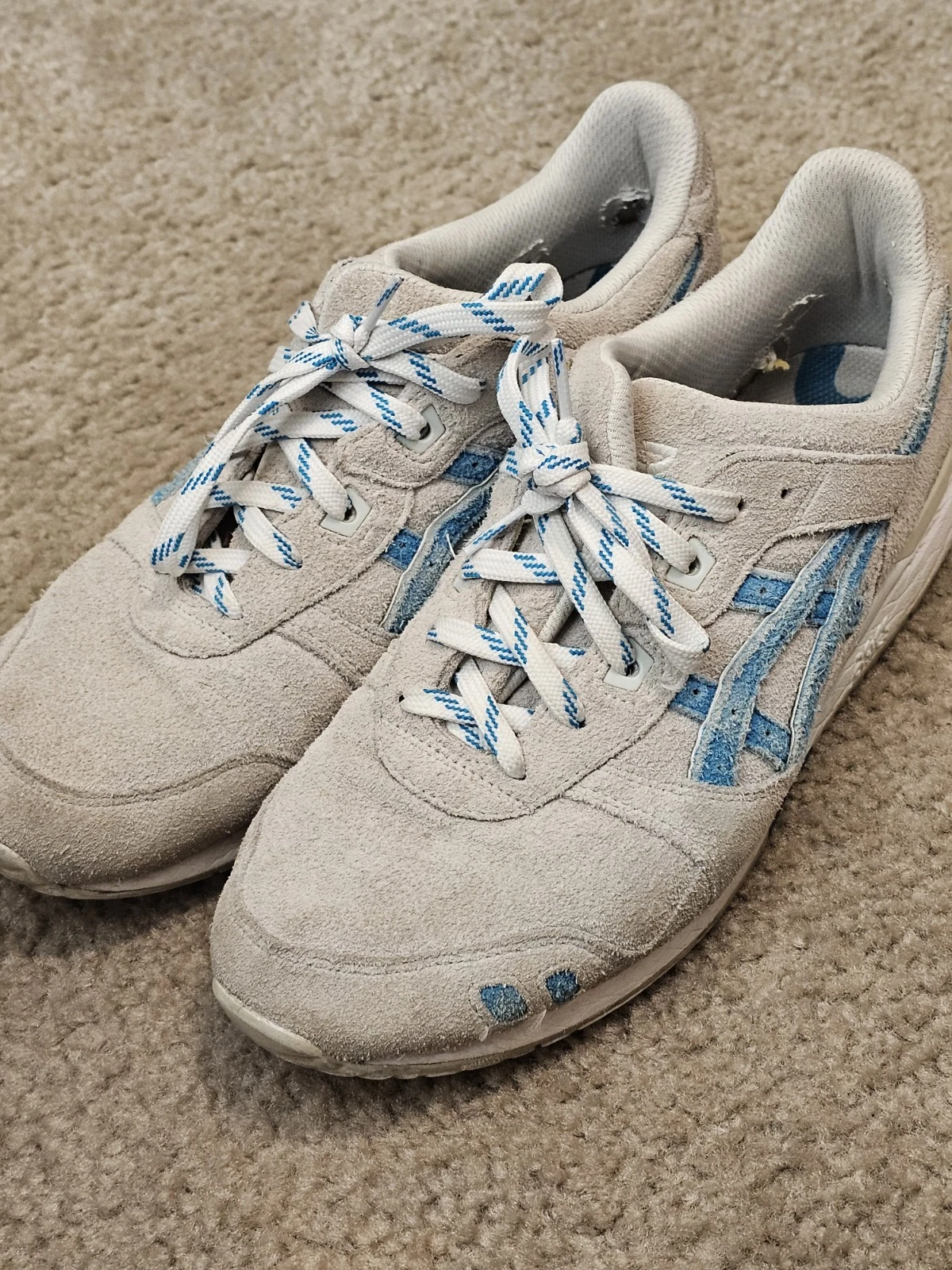 ASICS GEL Lyte III x Ronnie Fieg Kith Super Blue 2019 1193A175 022 taglia 10 5