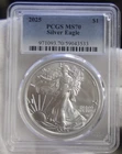 2025 US Silver Eagle $1 PCGS MS70