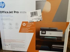 HP OfficeJet Pro 8025e Wireless All-in-One Color Inkjet Printer new!!!