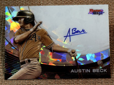 2017 Bowman's Best ATOMIC REFRACTOR PROSPECT ROOKIE AUTO Austin Beck 21/25